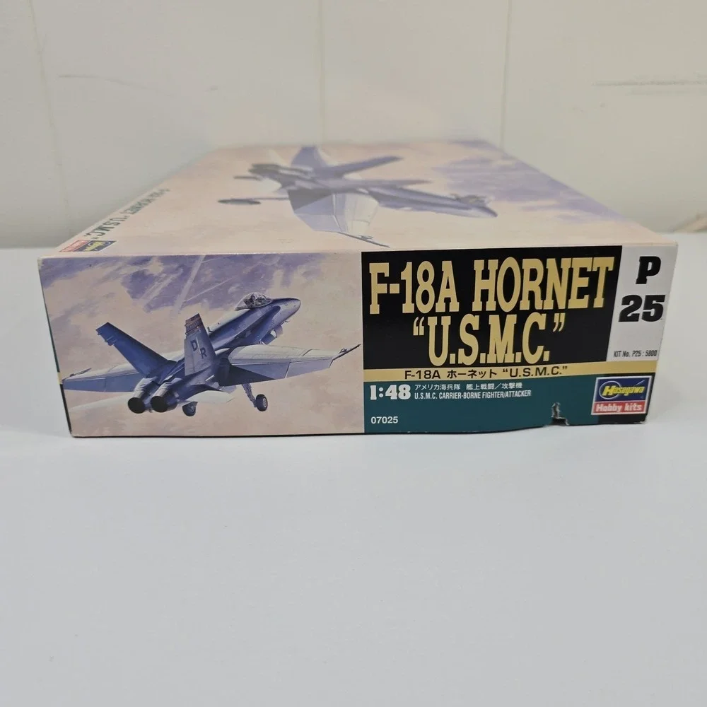 Hasegawa F-18A Hornet USMC 1/48 P25 07025 NOS Japan Model Kit OPEN Parts‎ Sealed